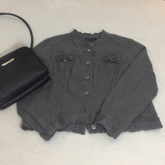 INC International Concepts Jackets & Blazers - INC • International Concepts Gray Jacket